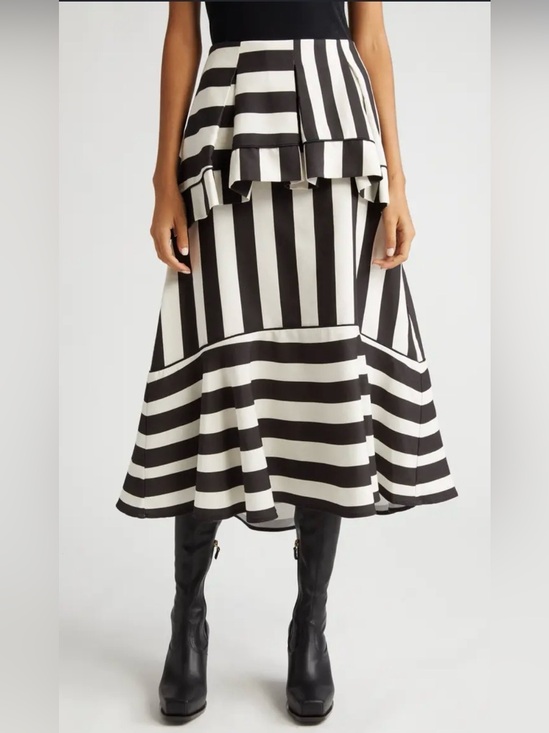 FARM Rio Dresses & Skirts - FARM Rio Mixed Stripes Midi Skirt- brand new with tags!